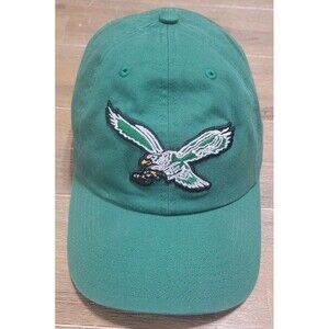 Youth Philadelphia Eagles Hat NFL '47  Throwback Green Clean Up Adjustable Cap